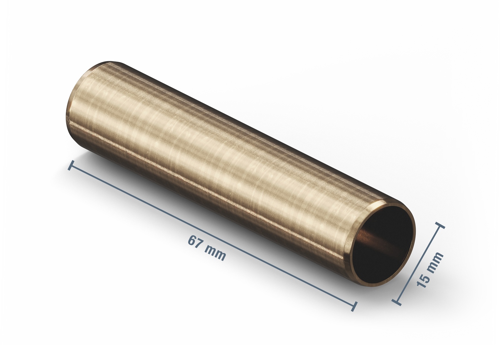 Präzisionsrohr Distanzhülse E235 - 100mm Länge Für Metallbau