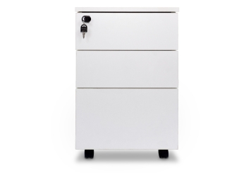 Caisson roulant FRIDA pour bureau, 3 tiroirs, 400 mm x 455 mm x 620 mm 