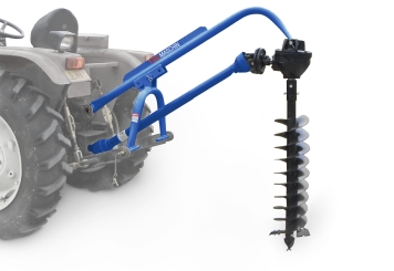 Post-hole digger EBM540 incl. earth auger for tractor, drilling diameter 300 mm, drilling depth 600 mm 