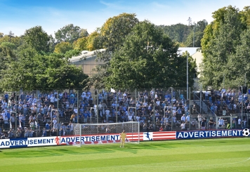 187,2 m  Panneaux LED pour stade SBO-LED10G, Écran LED de stade, forme L, 117 Panneaux, TecMaschin 
