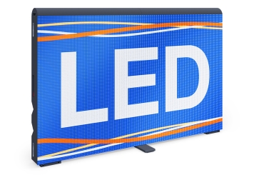 1,6 m  Panneau LED pour stade SBO-LED10G, écran LED de stade, 1 Panneau, TecMaschin 