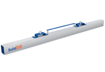 1.830 mm Balai magnétique GMB184/35 pour chariot élévateur, charge max. 35 kg, SolidHub 