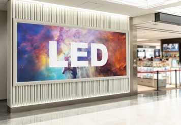 5 m x 2 m mur vidéo LED DVW-LED50-3/CF avec accès frontal, TecMaschin 