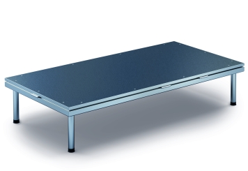 2 m x 1 m Mobile Eventbühne EBM850/2, 400 mm hoch, 1 Module, 850 kg max. Belastung pro Modul 