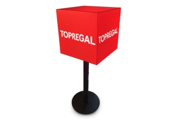 Cubo LED WGOB-480/1.8, pixel pitch 1,86 mm, 5 pannelli LED, TecMaschin 