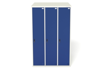 Casier avec 3 portes 1.100 mm x 748 mm x 1.765 mm 