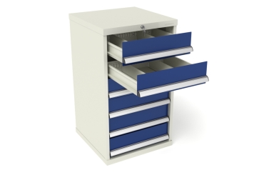 Armoire à outils WS6 avec 6 tiroirs largeur 540 mm/profondeur 748 mm pour MFW/MFR1000 