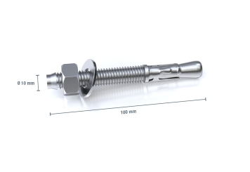 300 Bolt anchor (M10 x 100 mm) / stainless steel / grade A2 