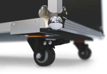 Borne interactive avec écran tactile DITT-LED32, avec mallette de transport TB-DITT32, Android 13, TecMaschin 