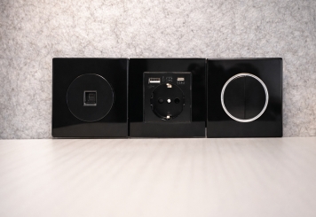 Bureau Cabine téléphonique /  cabine acoustique LIA100 pour 1 personnes, Noir, 870 mm x 866 mm surface de la pièce 