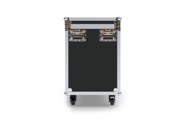 Totem numérique mobile DKST-LED43 avec écran tactile, coffret de transport inclus, Blanc, 43 in écran, Android 11, TecMaschin 