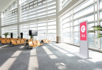 Totem numérique DKST-LED43 avec écran tactile, 43 in écran, Android 11, Blanc, 610 mm x 450 mm x 1.787 mm, TecMaschin 