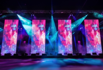 5 m x 2 m mur vidéo LED DVW-LED50-3/CF avec accès frontal, TecMaschin 