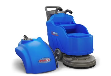 Autolaveuse SWM50E avec batterie 2.200 m²/h, diamètre de brosse 490 mm, wipeket 