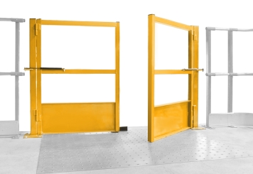 Mezzanine industrielle : Module B, module d’extension, sans station de transfert, avec balustrade 