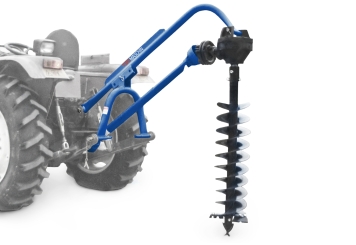 Post-hole digger EBM540 incl. earth auger for tractor, drilling diameter 300 mm, drilling depth 600 mm 