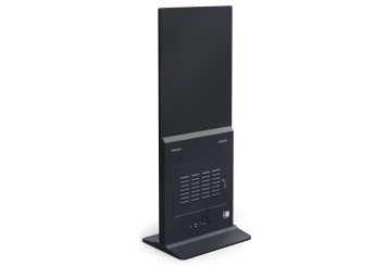 Totem numérique DKS-LED69, 69 in Display, Android 11, Noir, 675 mm x 500 mm x 1.726 mm, TecMaschin 