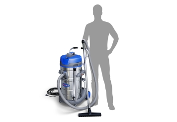 Aspirateur eau et poussière NTS80-1, châssis basculant 2.200 W, 80 l, wipeket 