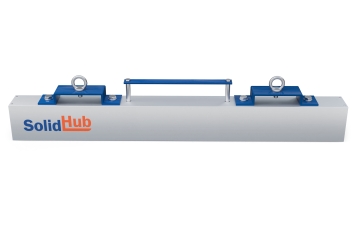 910 mm Balai magnétique GMB91/20 pour chariot élévateur, charge max. 20 kg, SolidHub 