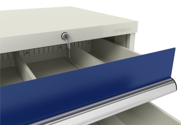 Armoire à outils WS6 avec 6 tiroirs largeur 540 mm/profondeur 748 mm pour MFW/MFR1000 
