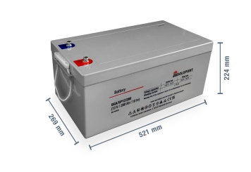 1 x Blei-Gel Batterie BGA/SP12/280, 12 V, 280 Ah, SoloPort 