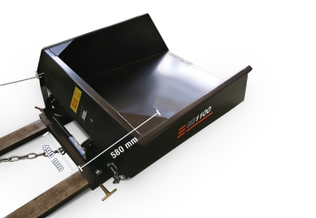 Godet pour chariot élévateur SG1100, 1.100 mm largeur, SolidHub 