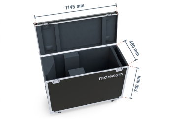 Borne interactive avec écran tactile DITT-LED32, avec mallette de transport TB-DITT32, Android 13, TecMaschin 