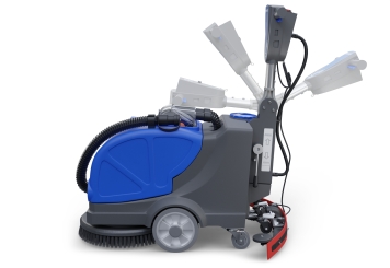 Autolaveuse SWM30, 1.200 m²/h, diamètre de brosse 430 mm, wipeket 