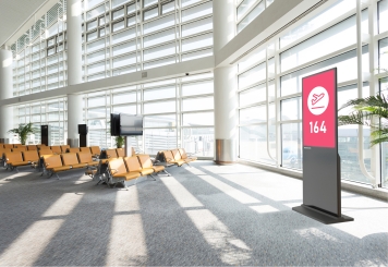 Totem numérique DKS-LED43, 43 in affichage, Android 13, Noir, TecMaschin 