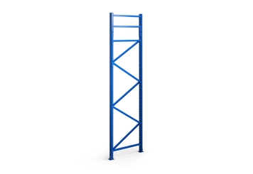 End frame extension for pallet racking systems PR15000, height 500 mm x depth 800 mm, TOPREGAL 