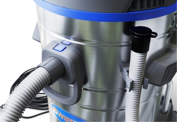 Aspirateur eau et poussière NTS80-1, châssis basculant 2.200 W, 80 l, wipeket 