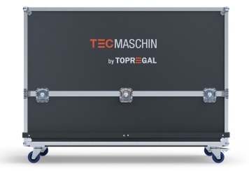 Boîte de transport TB/SBO-3 pour 3 panneaux LED pour stade, 540 mm x 1.690 mm x 1.285 mm, TecMaschin 