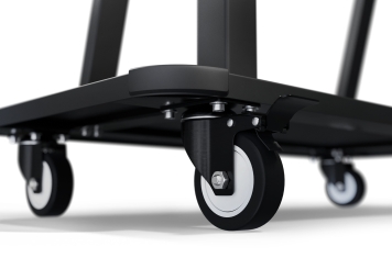 Chariot pour tableaux blancs avec diagonale d'écran 32  - 75 in, TecMaschin 