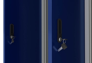 Casier avec 3 portes 1.100 mm x 748 mm x 1.765 mm 