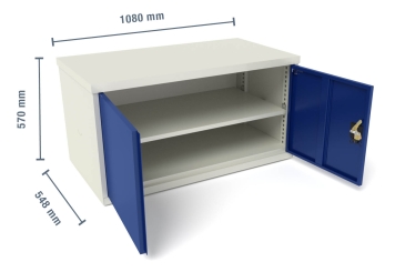 Armoire à outils WST avec porte, large 1.080 mm, profondeur 548 mm pour MFW/MFR 