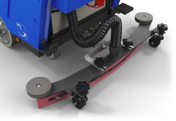 Autolaveuse SWM50E avec batterie 2.200 m²/h, diamètre de brosse 490 mm, wipeket 