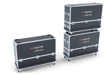 Boîte de transport TB/SBO-3 pour 3 panneaux LED pour stade, 540 mm x 1.690 mm x 1.285 mm, TecMaschin 