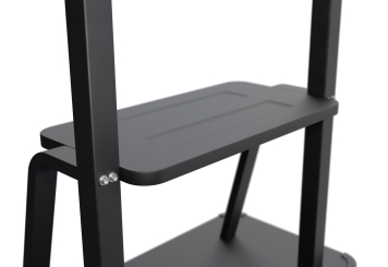 Chariot pour tableaux blancs avec diagonale d'écran 32  - 75 in, TecMaschin 