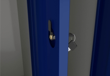 Casier avec 3 portes 1.100 mm x 748 mm x 1.765 mm 