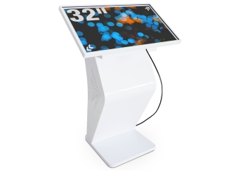 Borne interactive avec écran tactile DITT-LED32, avec mallette de transport TB-DITT32, Android 13, TecMaschin 