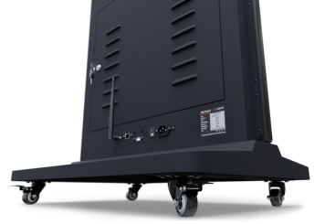 Totem numérique mobile DKST-LED43 avec écran tactile, 43 in, Android 13, Noir, 610 mm x 450 mm x 1.877 mm, TecMaschin 