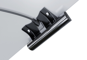 Table de bureau à réglage électrique de la hauteur MILLA200, blanc, 2.000 mm x 800 mm 