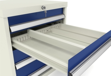 Armoire à outils WS4 avec 4 tiroirs largeur 540 mm/profondeur 548 mm pour MFW/MFR1000 