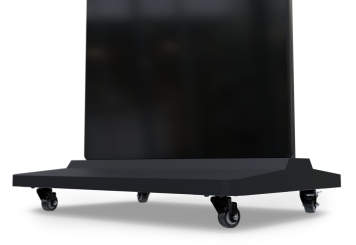 Totem numérique mobile DKS-LED43 avec mallette de transport, Noir, 43 in présentoir, Android 13, TecMaschin 