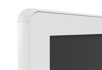 Totem numérique DKS-LED43 avec boîte de transport, Blanc, 43 in, Android 11, TecMaschin 