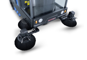 Balayeuse de voirie de rue à batterie SKM80E, 15.200 m²/h, 1.950 mm x 2.190 mm x 2.085 mm, wipeket 