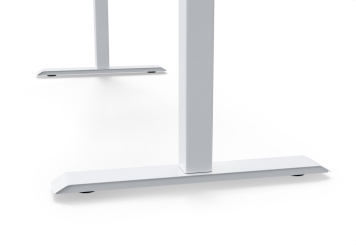 Table de bureau à réglage électrique de la hauteur MILLA200, blanc, 2.000 mm x 800 mm 