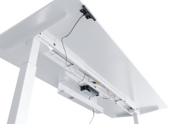 Bâti de bureau MILLA, réglage électrique de la hauteur, largeur 1.010 - 1.800 mm 