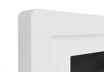 Totem numérique DKST-LED43 avec écran tactile, 43 in écran, Android 11, Blanc, 610 mm x 450 mm x 1.787 mm, TecMaschin 