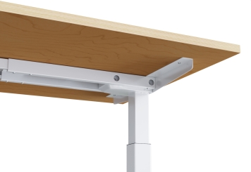 Table de travail avec réglage électrique en hauteur, plaque multiplex 2.000 mm x 800 mm, charge utile 80 kg 